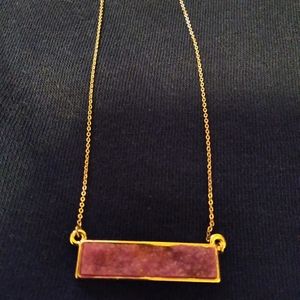 Baublebar druzy necklace